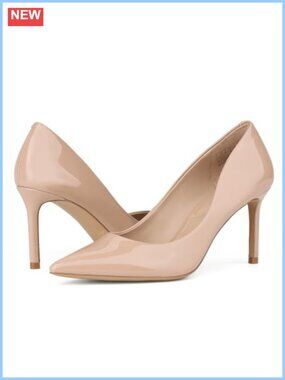 Women's Stiletto Pumps 3 Inch Heel Pointed Toe Slip On Comfortable Dress Shoes